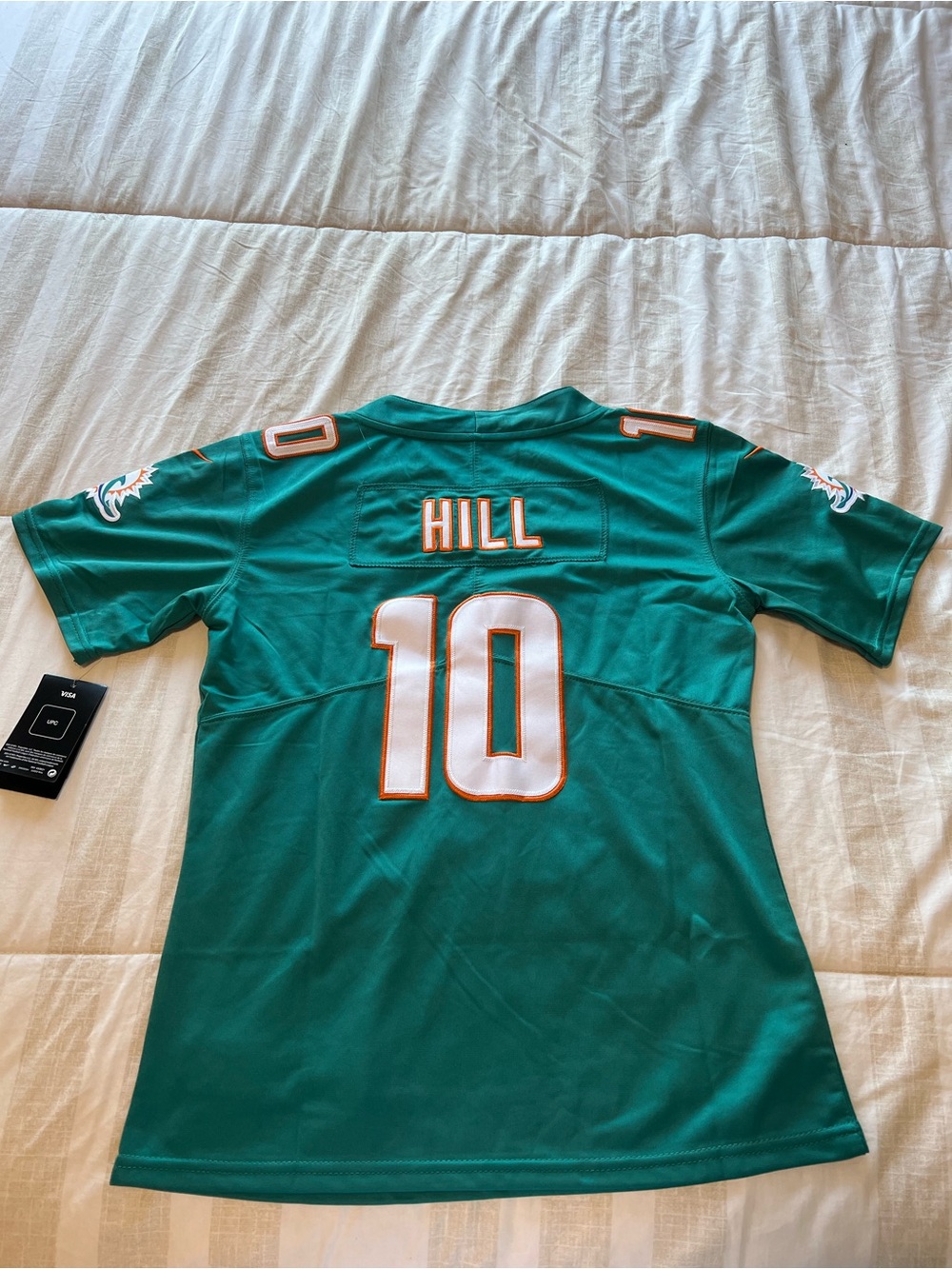 Tyreek Hill #10 Miami Dolphins Football Jersey - women’s Medium